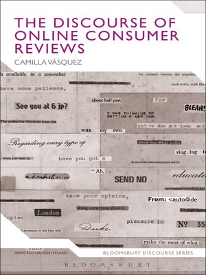 cover image of The Discourse of Online Consumer Reviews